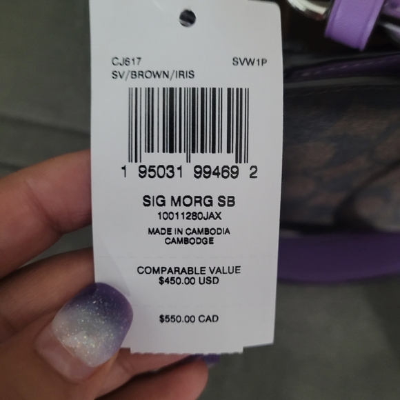 Coach NWT Morgan Signature  Crossbody - Picture 9 of 11